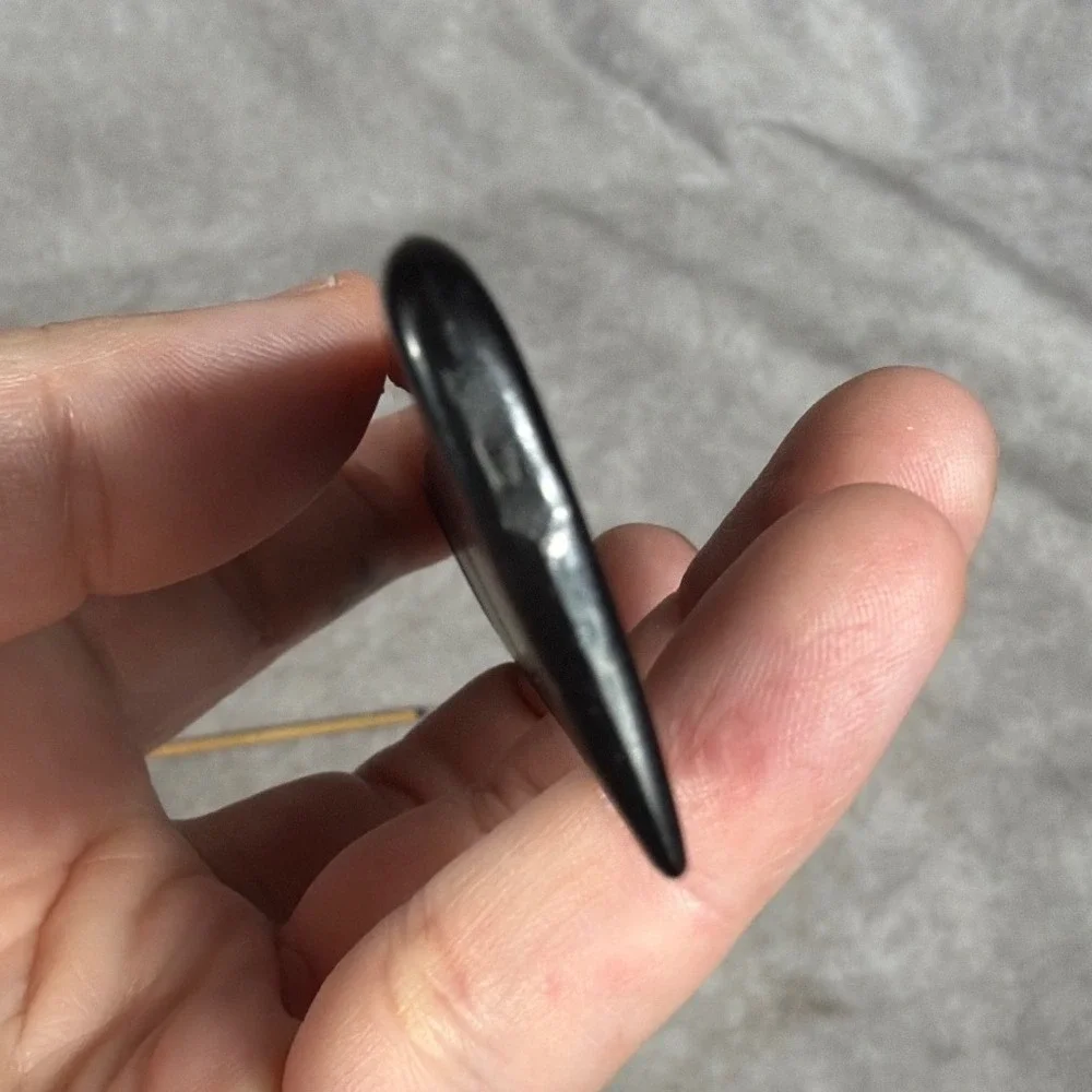 Vtg ACE Genuine Hard Rubber Hair Comb 5